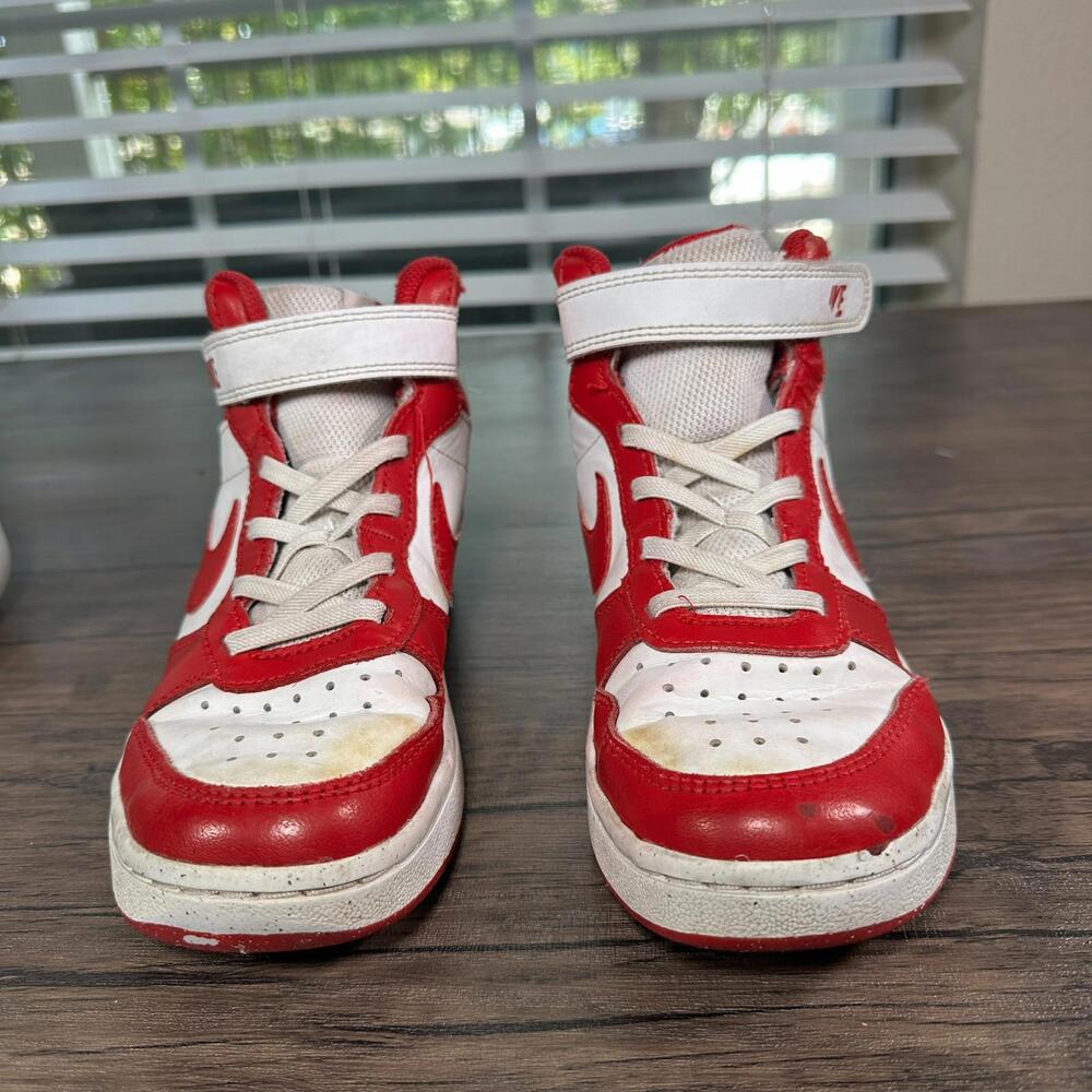 Nike Dunk High Syracuse Red White Sneakers Youth US 2Y Basketball Shoes